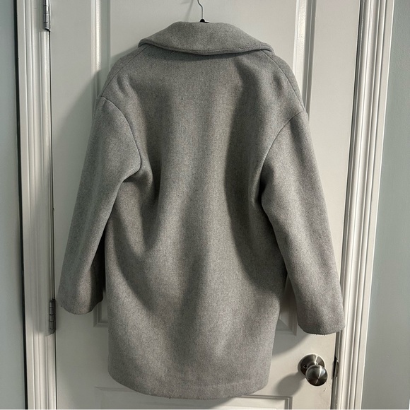 Abercrombie & Fitch Grey Peacoat - Picture 3 of 5